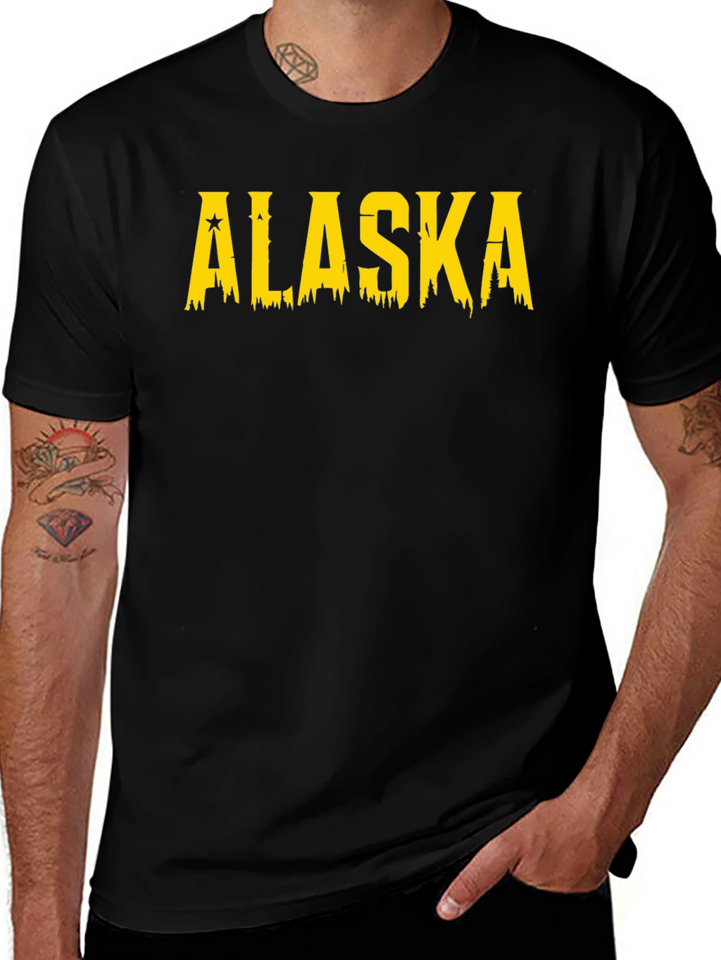 Alaska Graphic Tee - Black