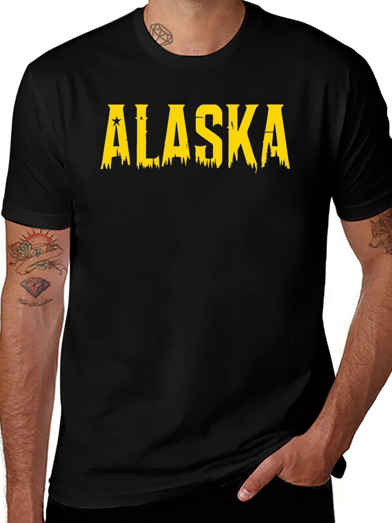 Alaska Graphic Tee - Black