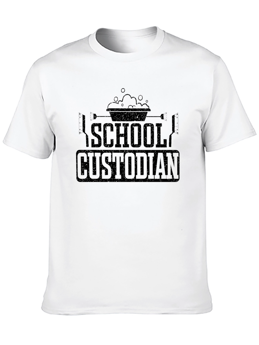 School Custodian T-Shirt - Funny Cleaning Crew Apparel