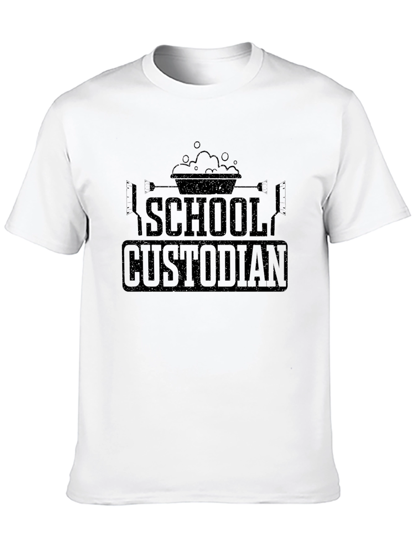 School Custodian T-Shirt - Funny Cleaning Crew Apparel