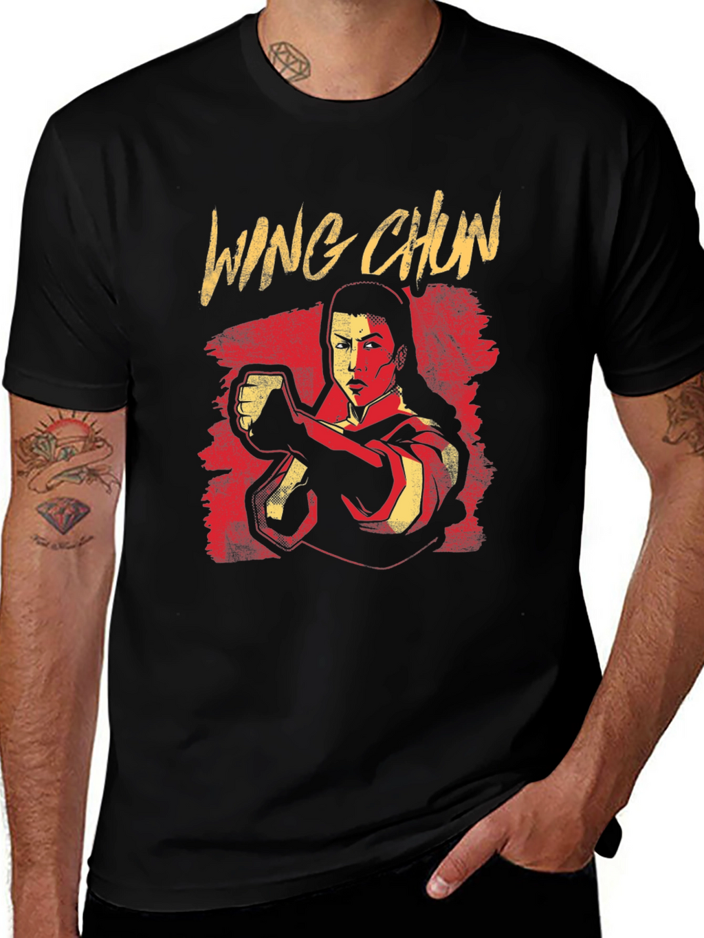Wing Chun Martial Arts Graphic T-Shirt