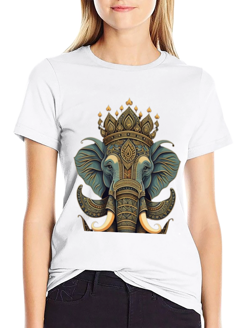 Elephant King Graphic Tee - Premium Cotton