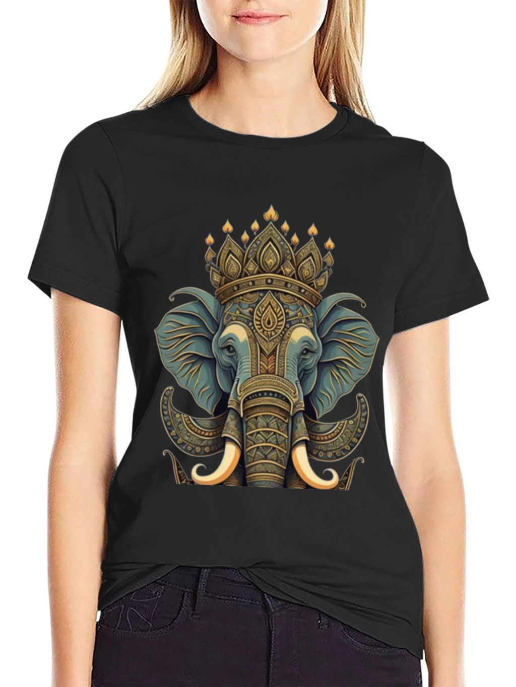 Elephant King Graphic Tee - Premium Cotton