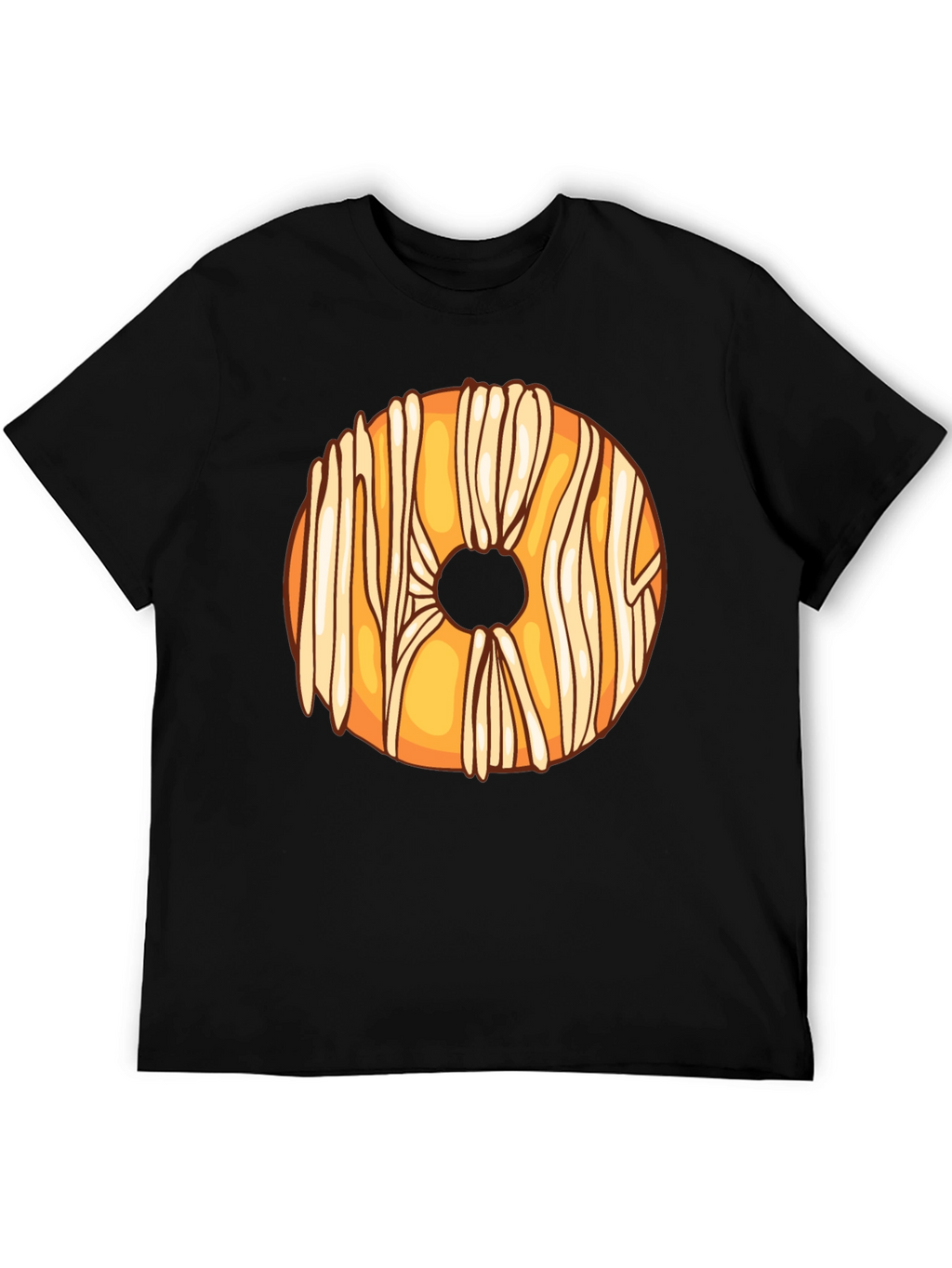 Donut Lover Black T-Shirt
