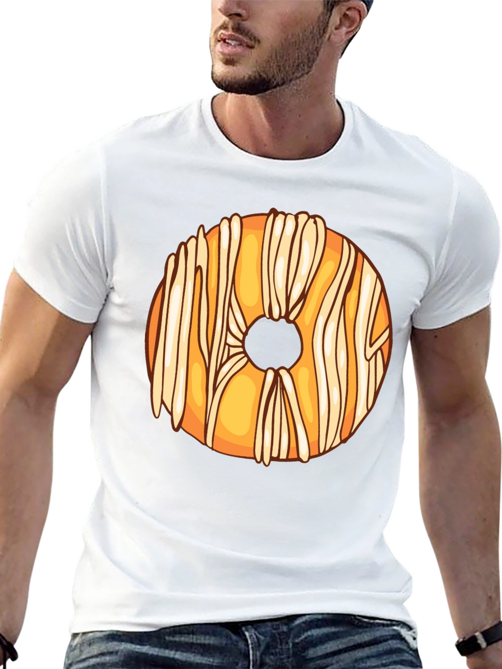 Donut Lover Black T-Shirt