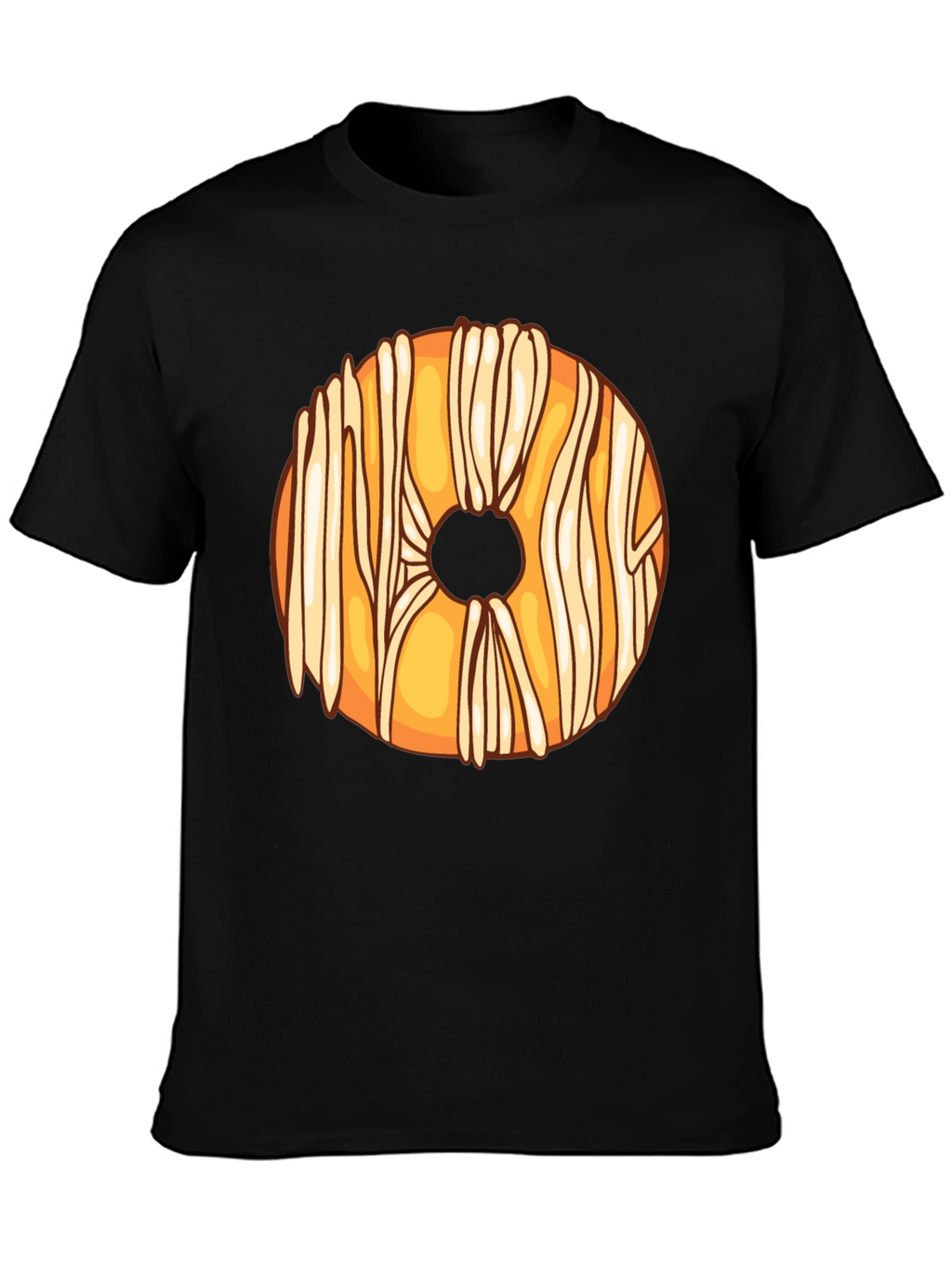 Donut Lover Black T-Shirt