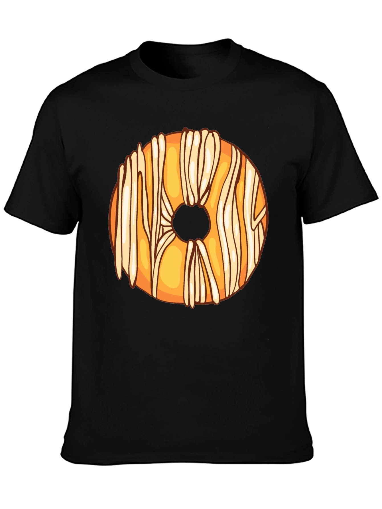 Donut Lover Black T-Shirt