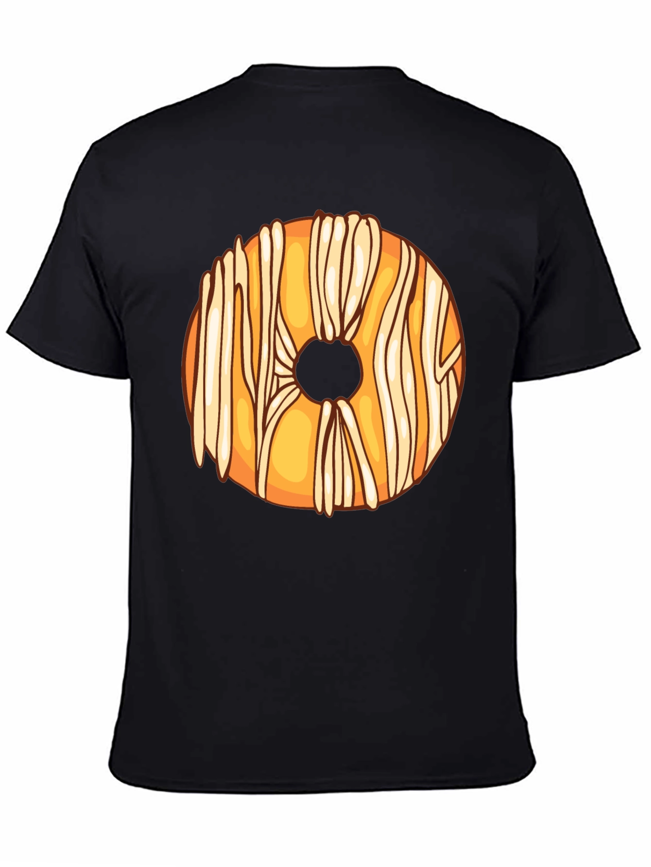Donut Lover Black T-Shirt