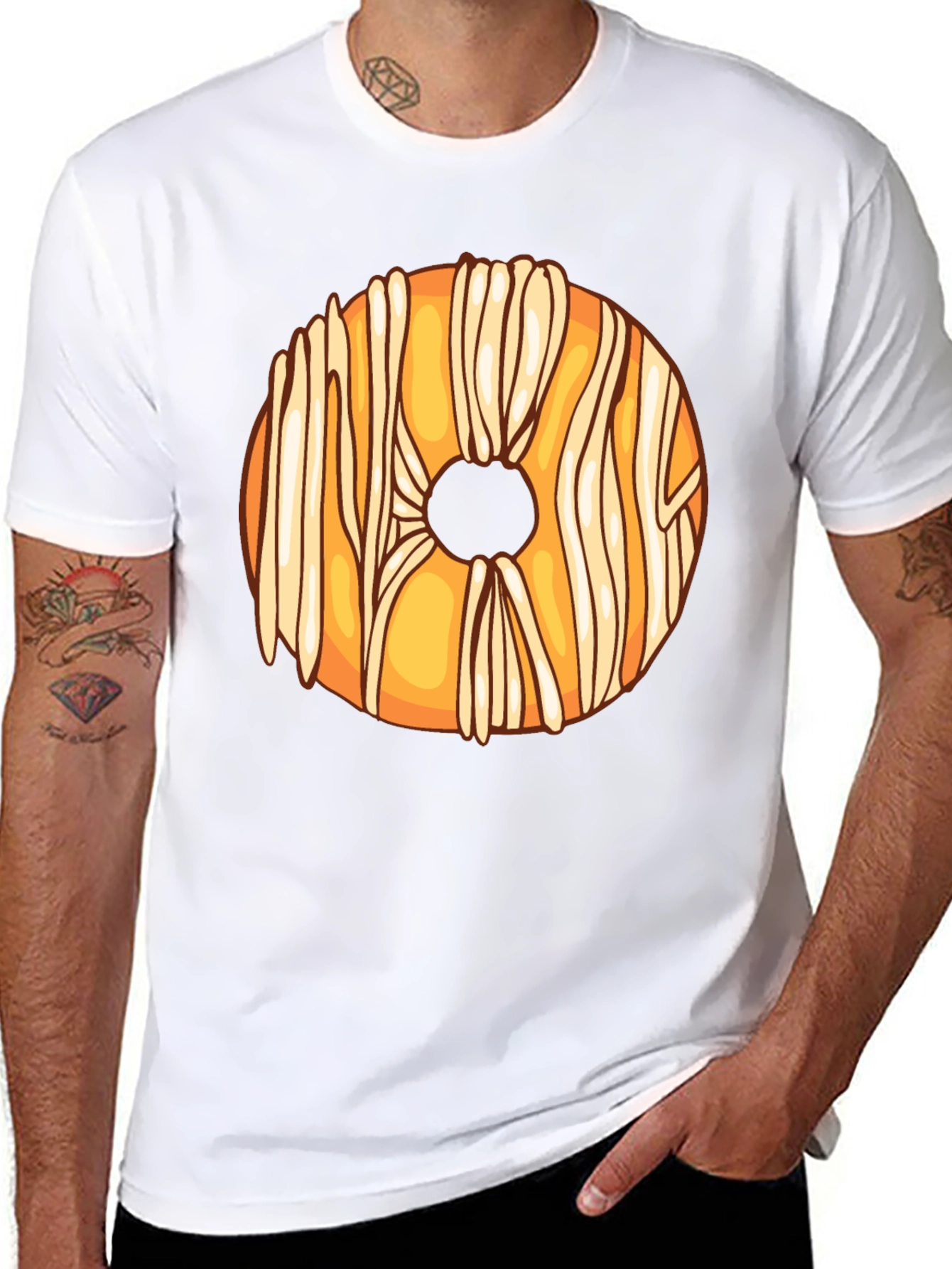 Donut Lover Black T-Shirt
