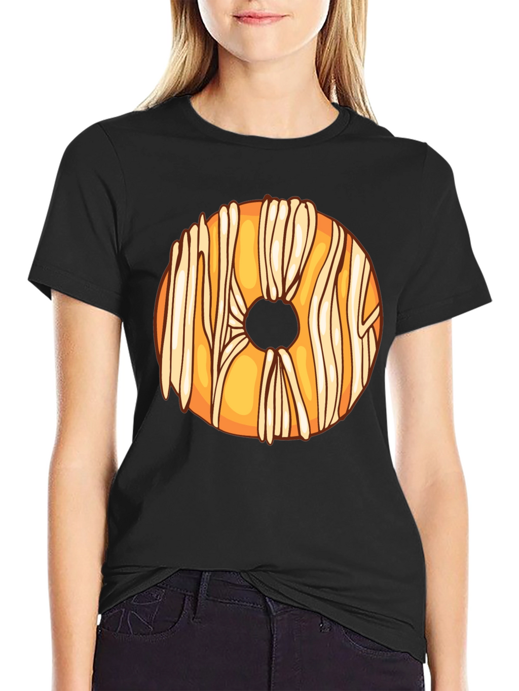 Donut Lover Black T-Shirt