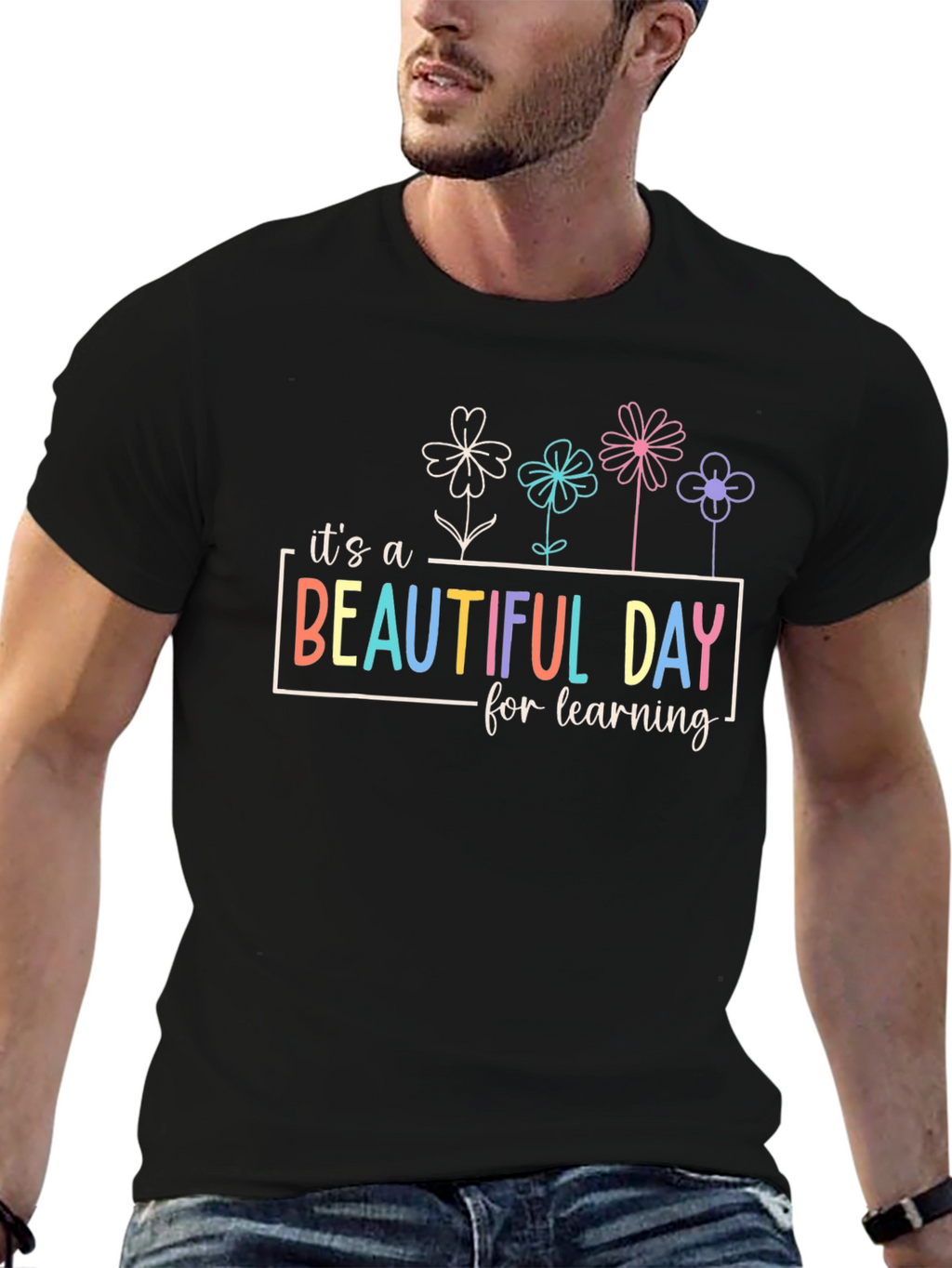 Beautiful Day Learning T-Shirt - Teachers Tee