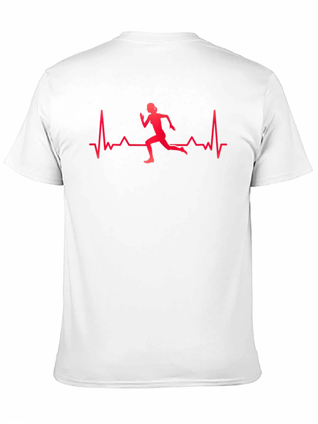 Runner Heartbeat Graphic Tee - Black