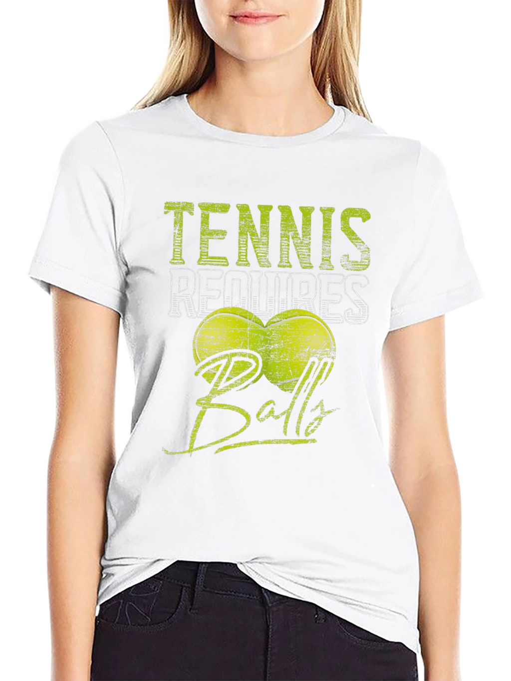 Tennis Requires Balls T-Shirt - Funny Sport Tee