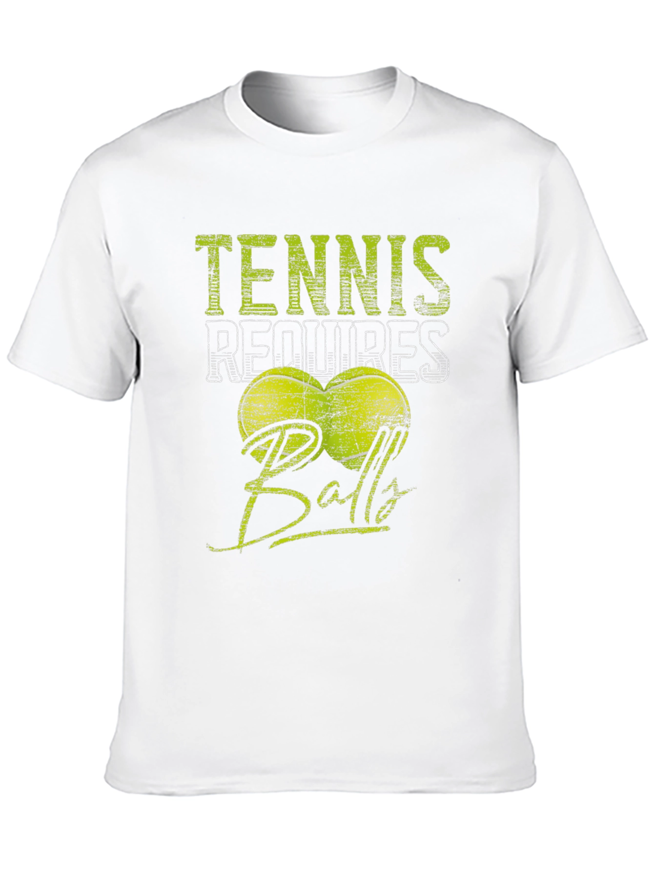 Tennis Requires Balls T-Shirt - Funny Sport Tee