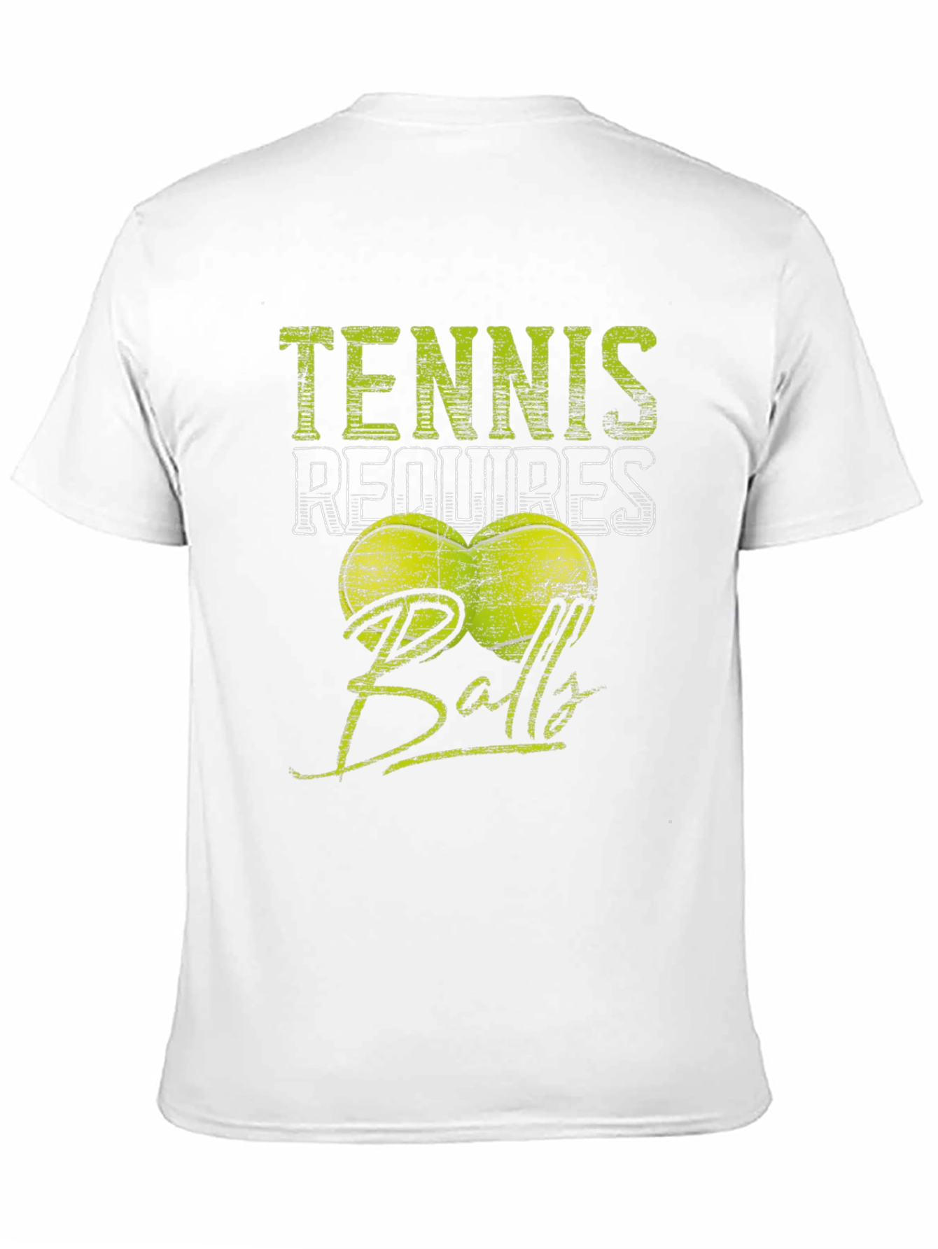 Tennis Requires Balls T-Shirt - Funny Sport Tee