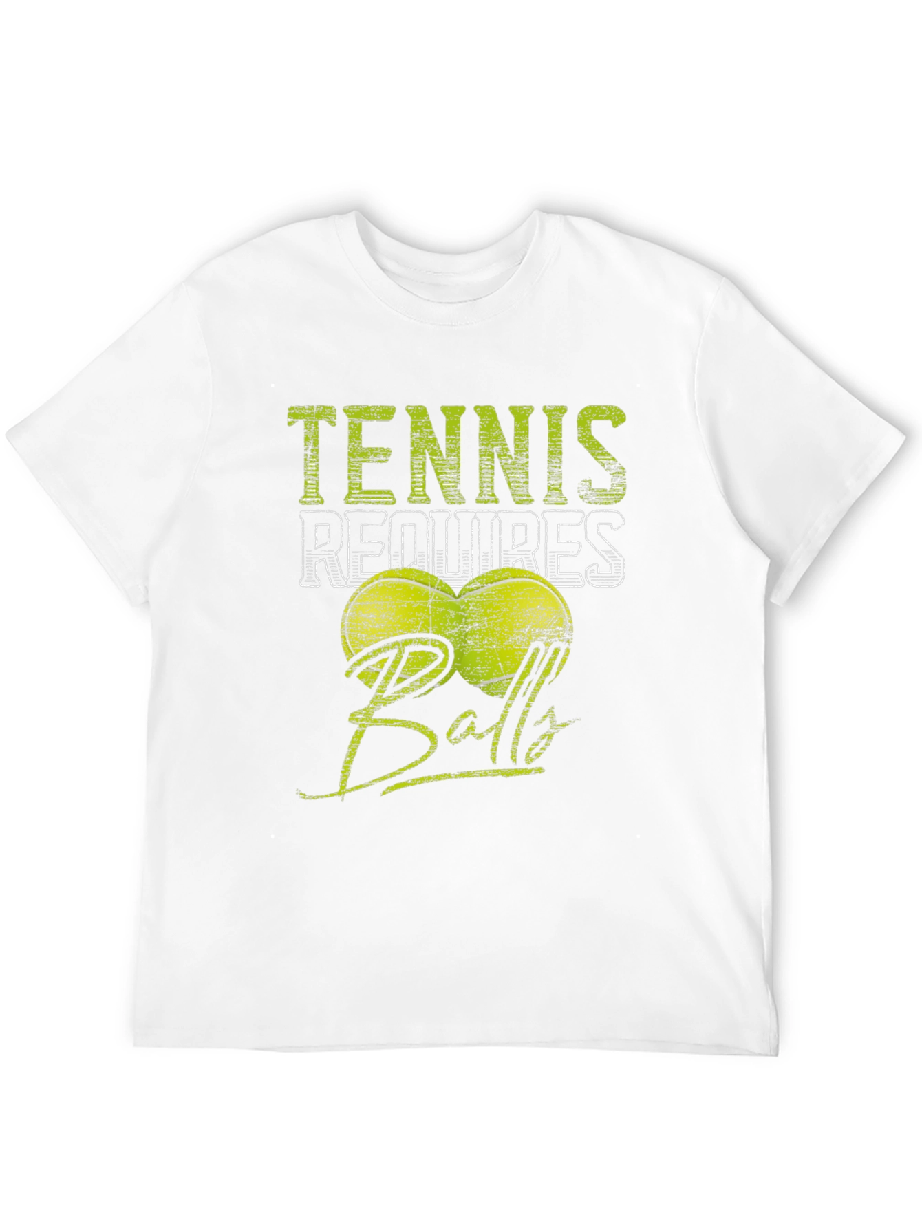 Tennis Requires Balls T-Shirt - Funny Sport Tee