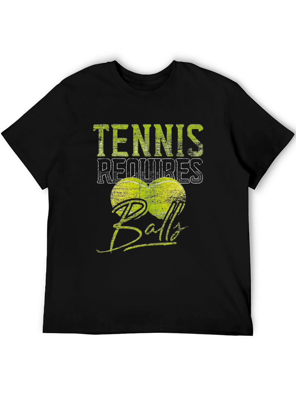 Tennis Requires Balls T-Shirt - Funny Sport Tee