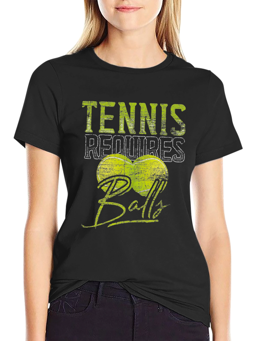 Tennis Requires Balls T-Shirt - Funny Sport Tee