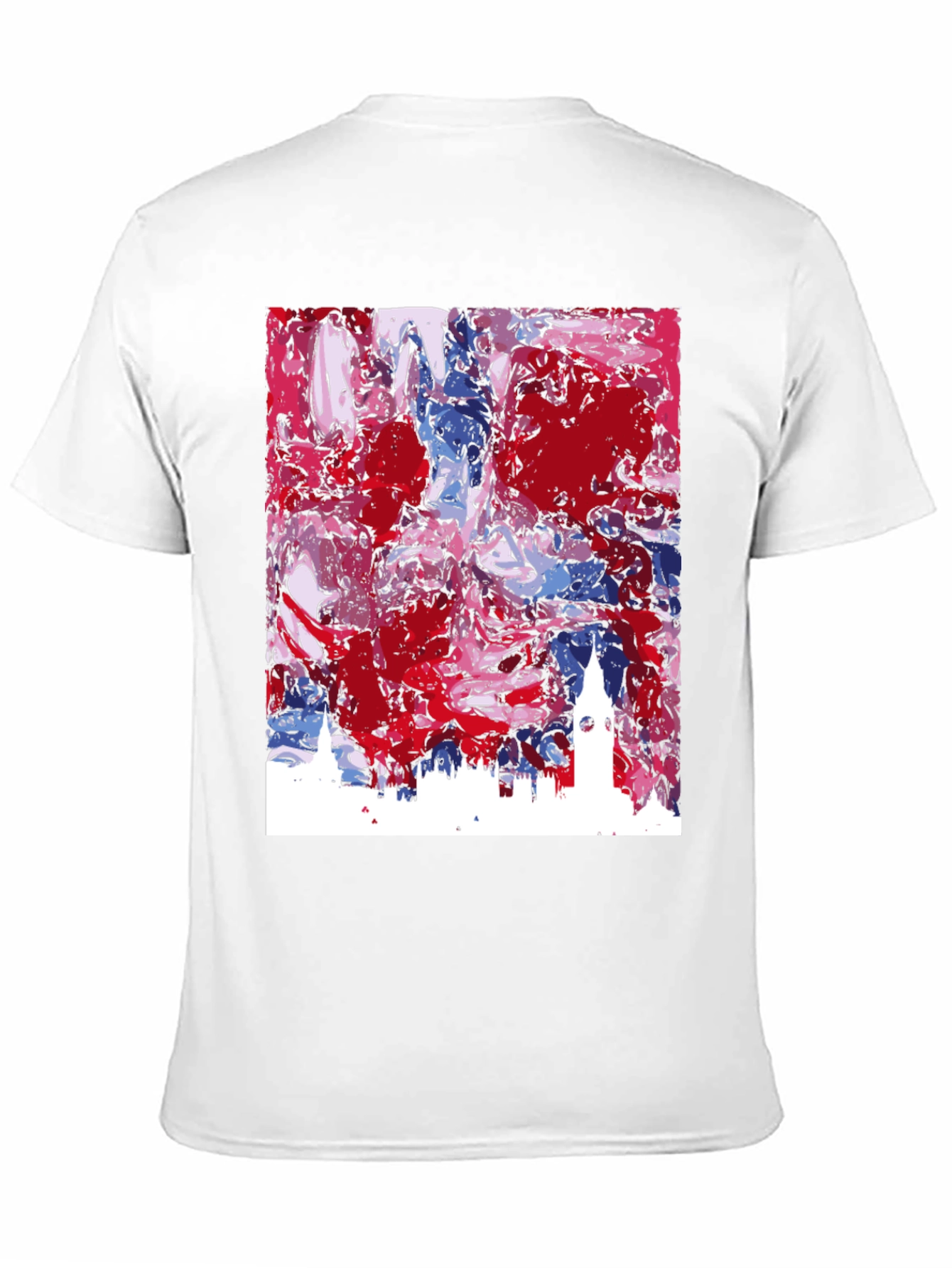 London Skyline Art Tee - Stylish Abstract Cityscape Shirt