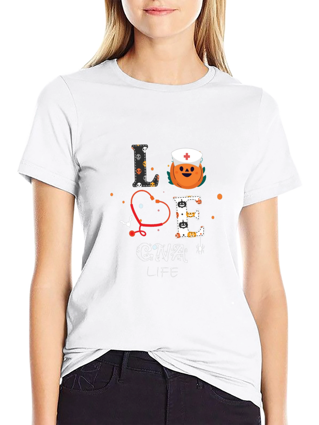 Love CNA Life Halloween T-Shirt