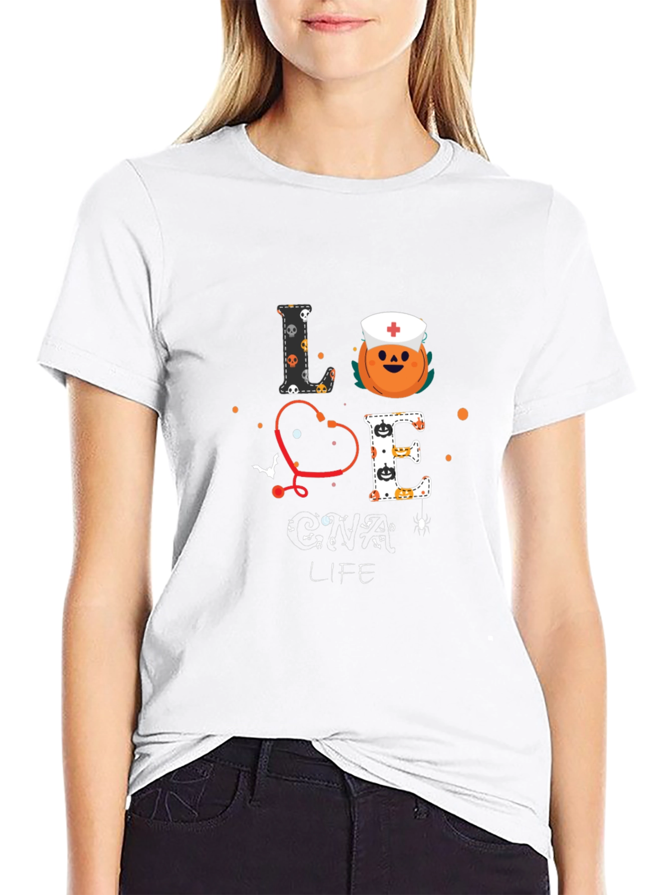 Love CNA Life Halloween T-Shirt