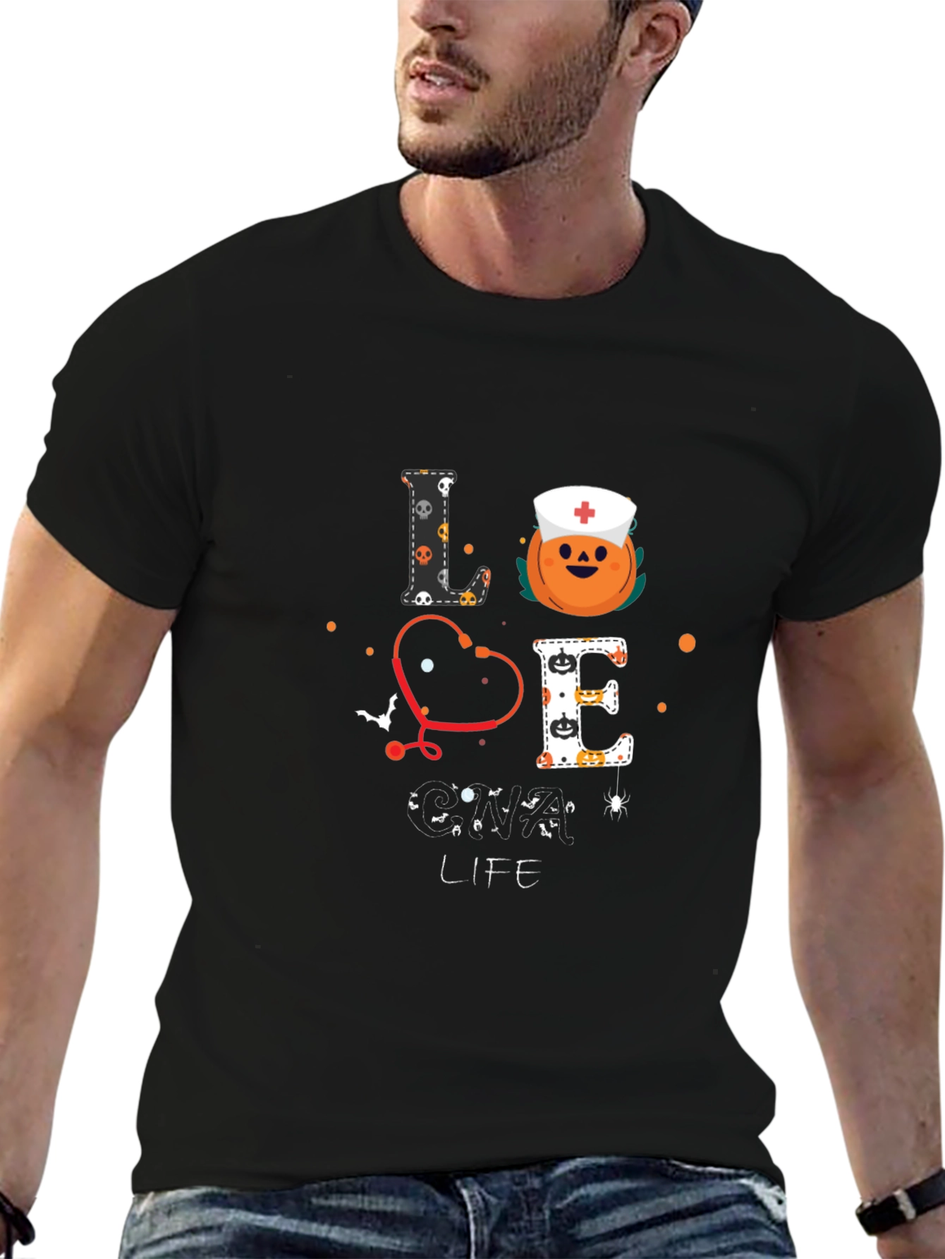 Love CNA Life Halloween T-Shirt