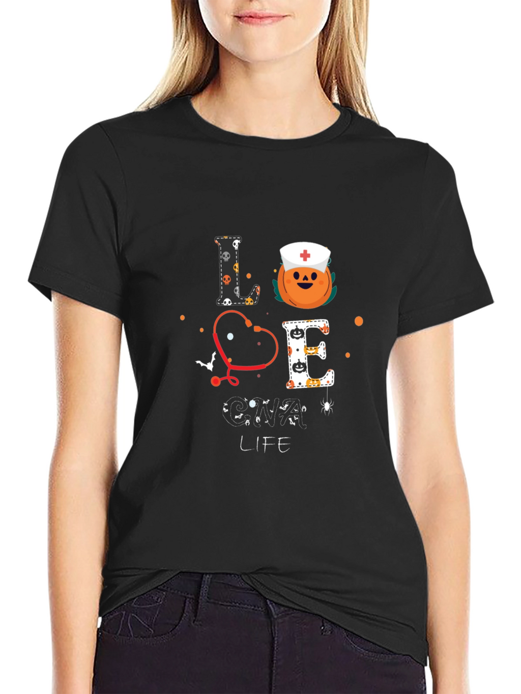 Love CNA Life Halloween T-Shirt