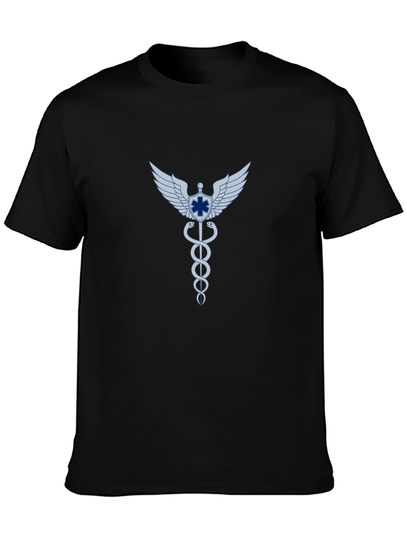 Caduceus Symbol Graphic T-Shirt