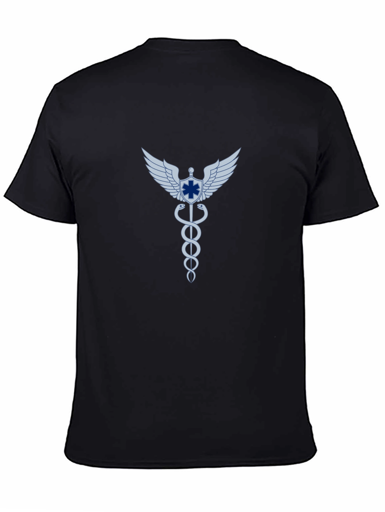 Caduceus Symbol Graphic T-Shirt