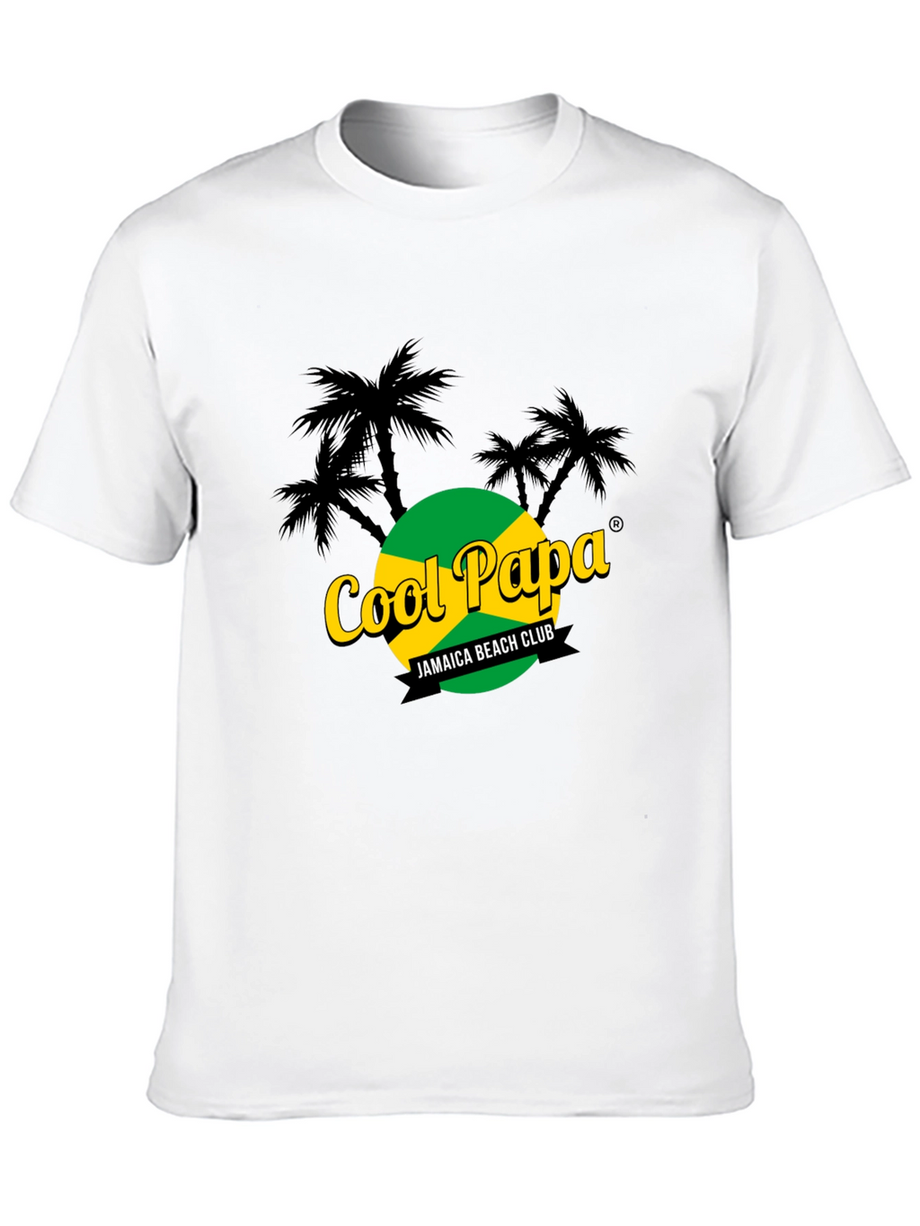 Cool Papa Jamaica Beach Club Black T-Shirt