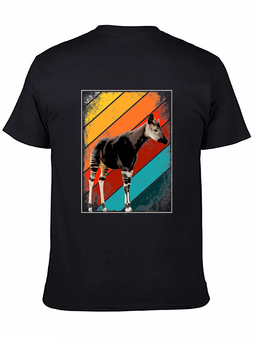 Okapi Retro Style T-Shirt