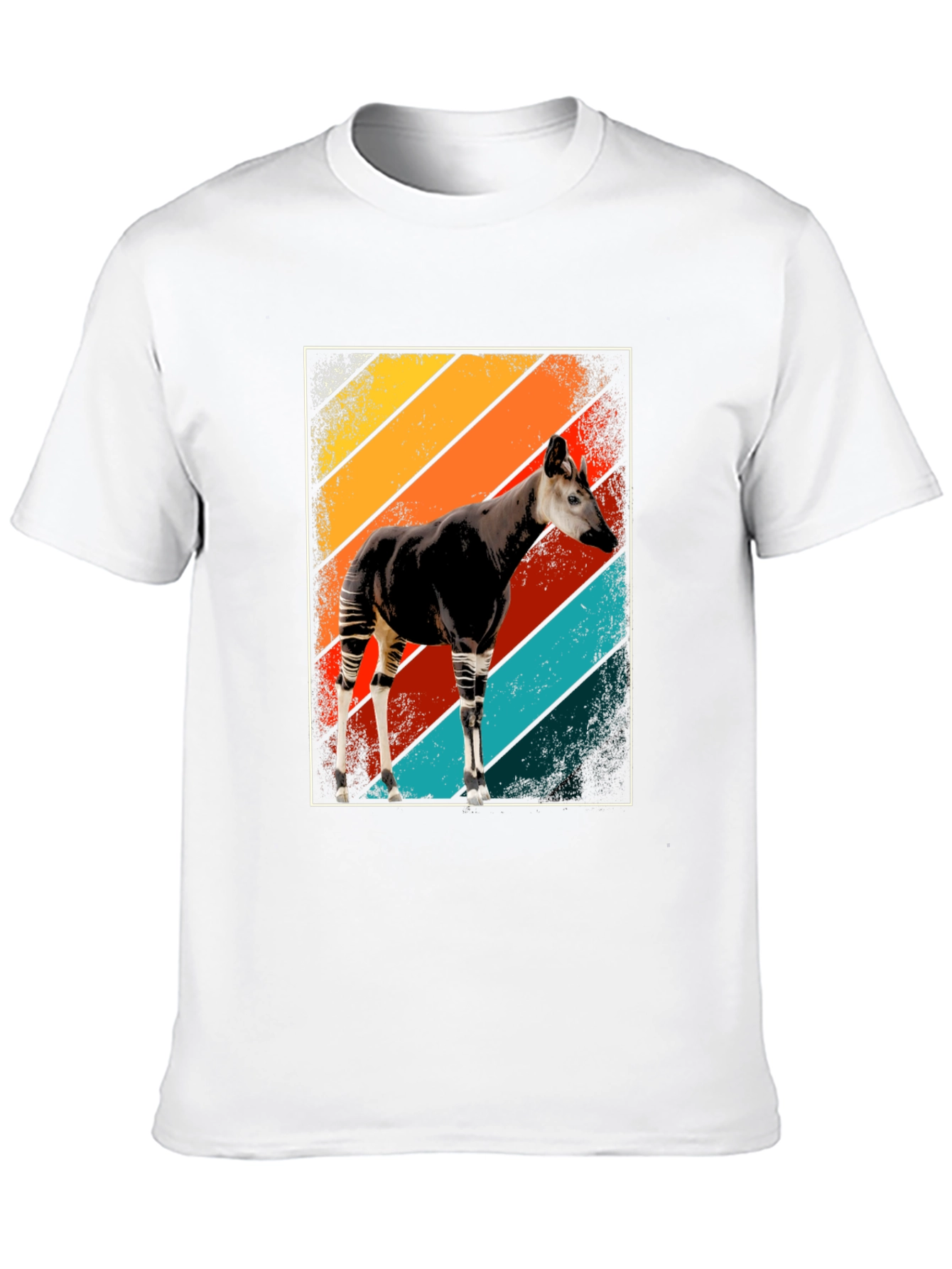 Okapi Retro Style T-Shirt