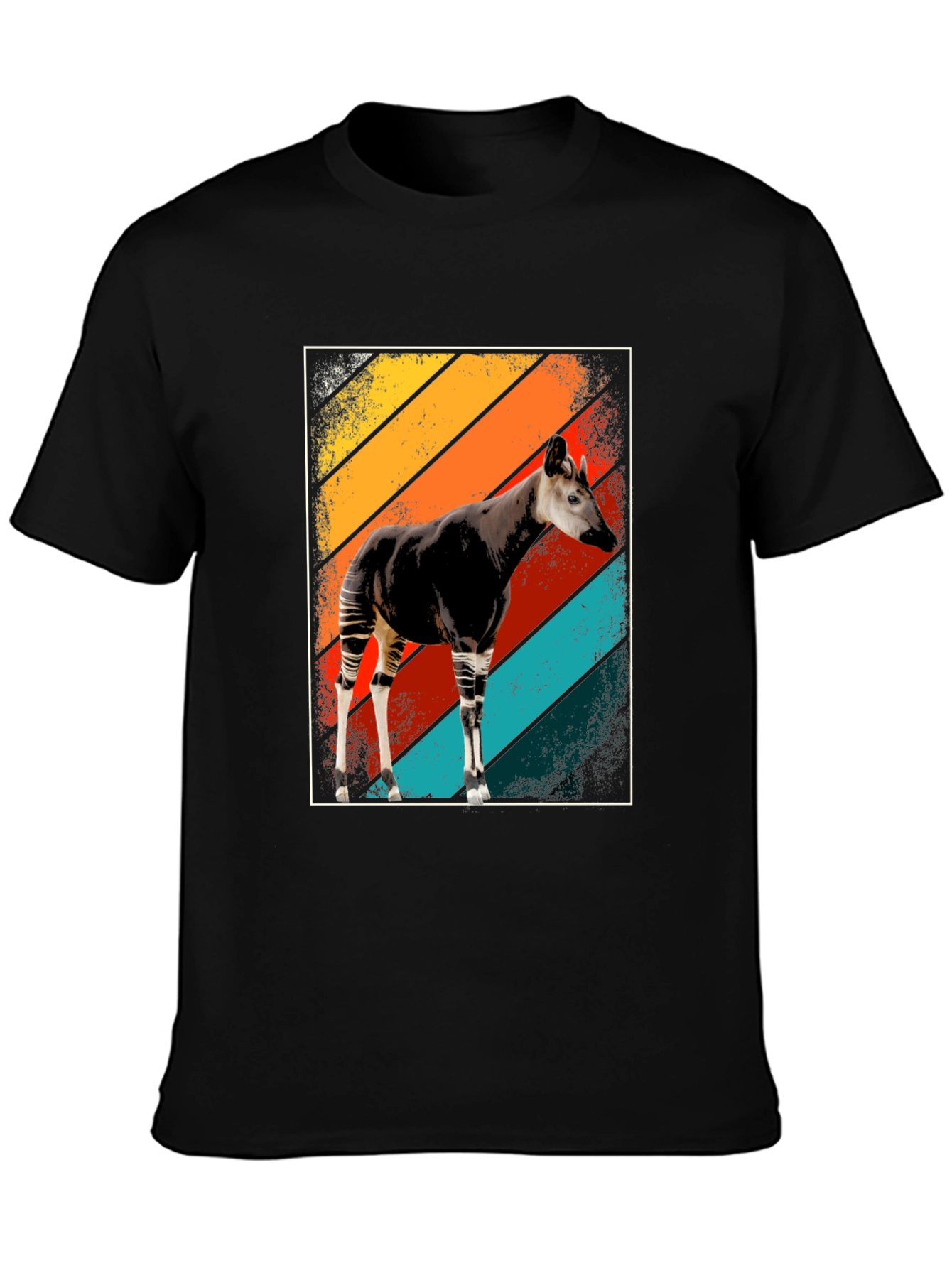 Okapi Retro Style T-Shirt