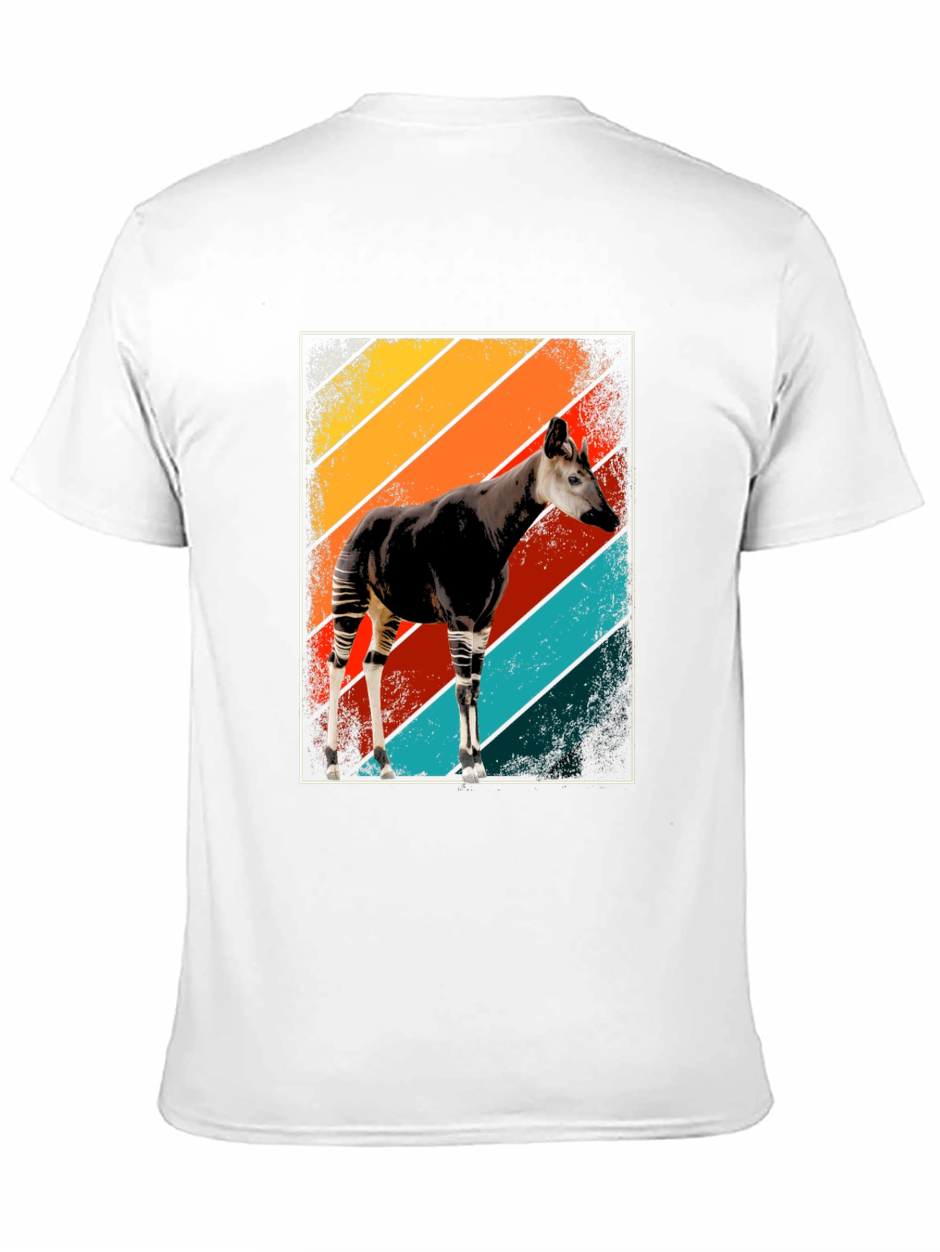 Okapi Retro Style T-Shirt