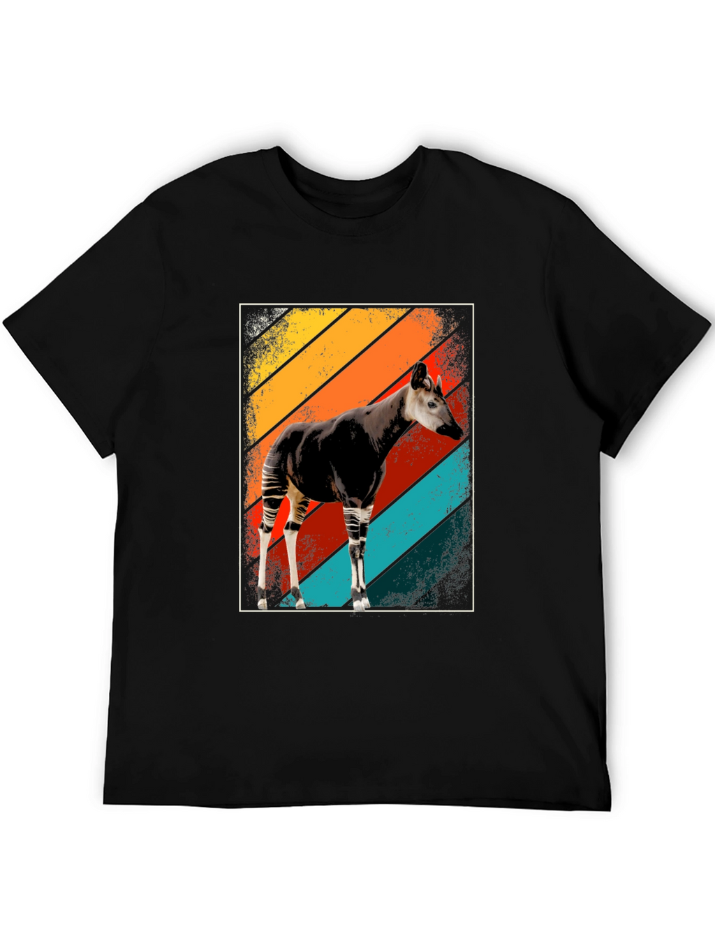 Okapi Retro Style T-Shirt
