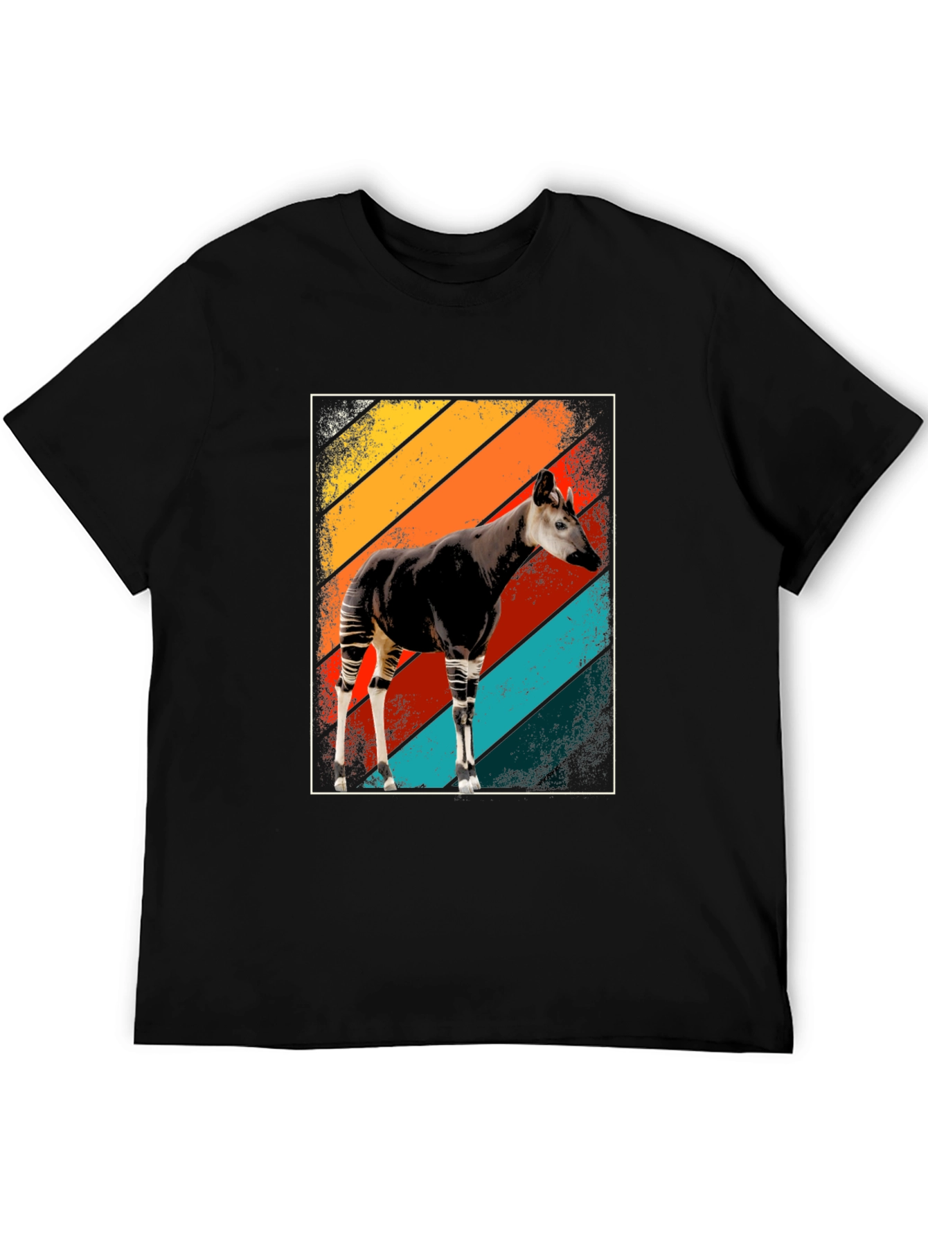 Okapi Retro Style T-Shirt