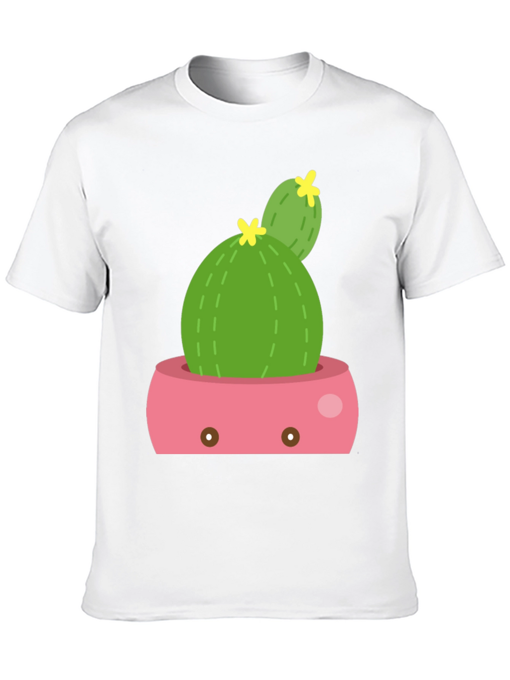 Cactus Potted Plant Black Tee