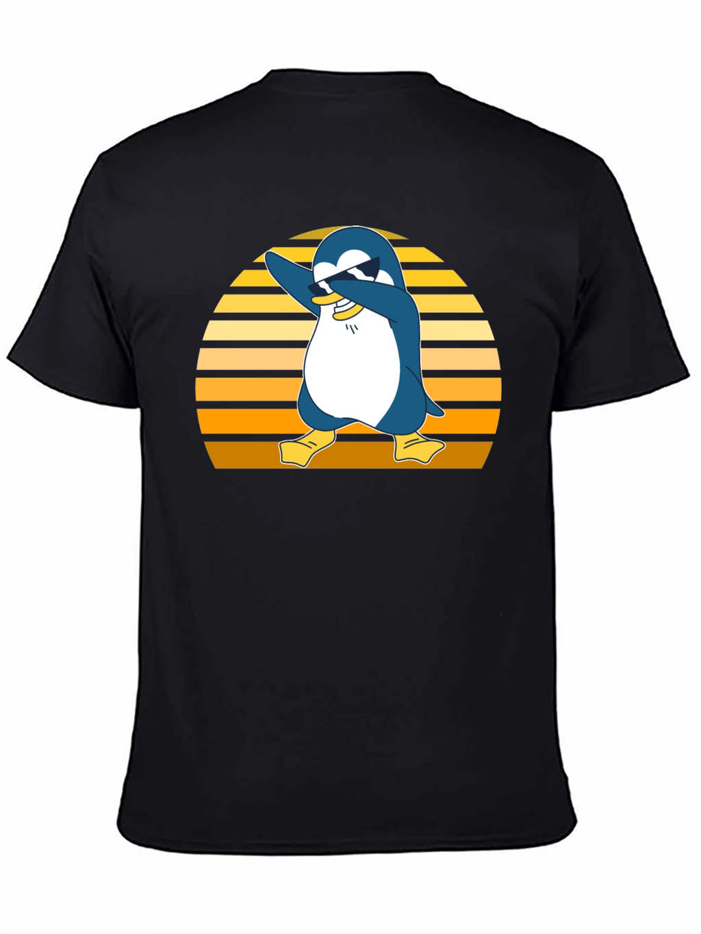 Dabbing Penguin T-Shirt - Cool Retro Style