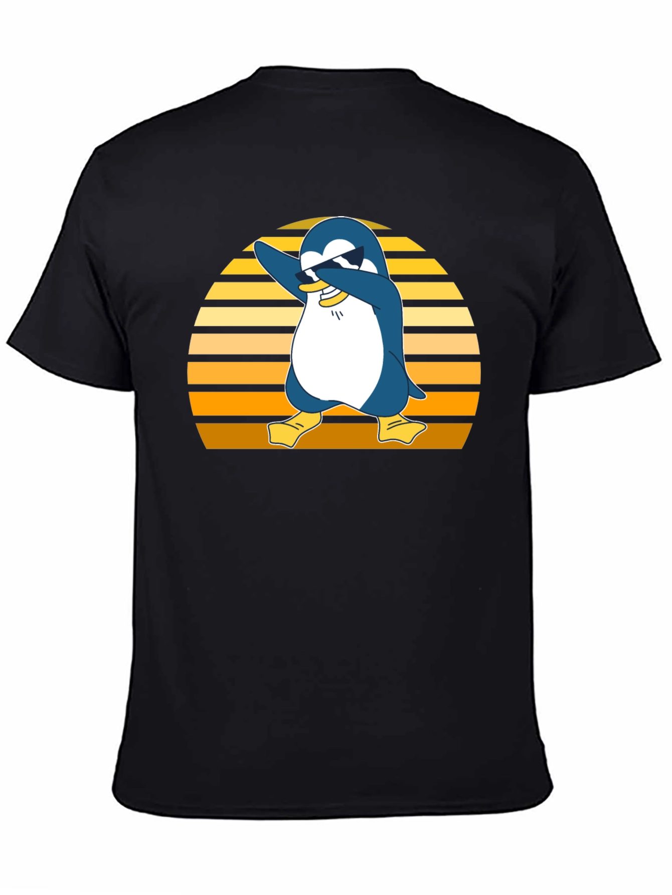 Dabbing Penguin T-Shirt - Cool Retro Style