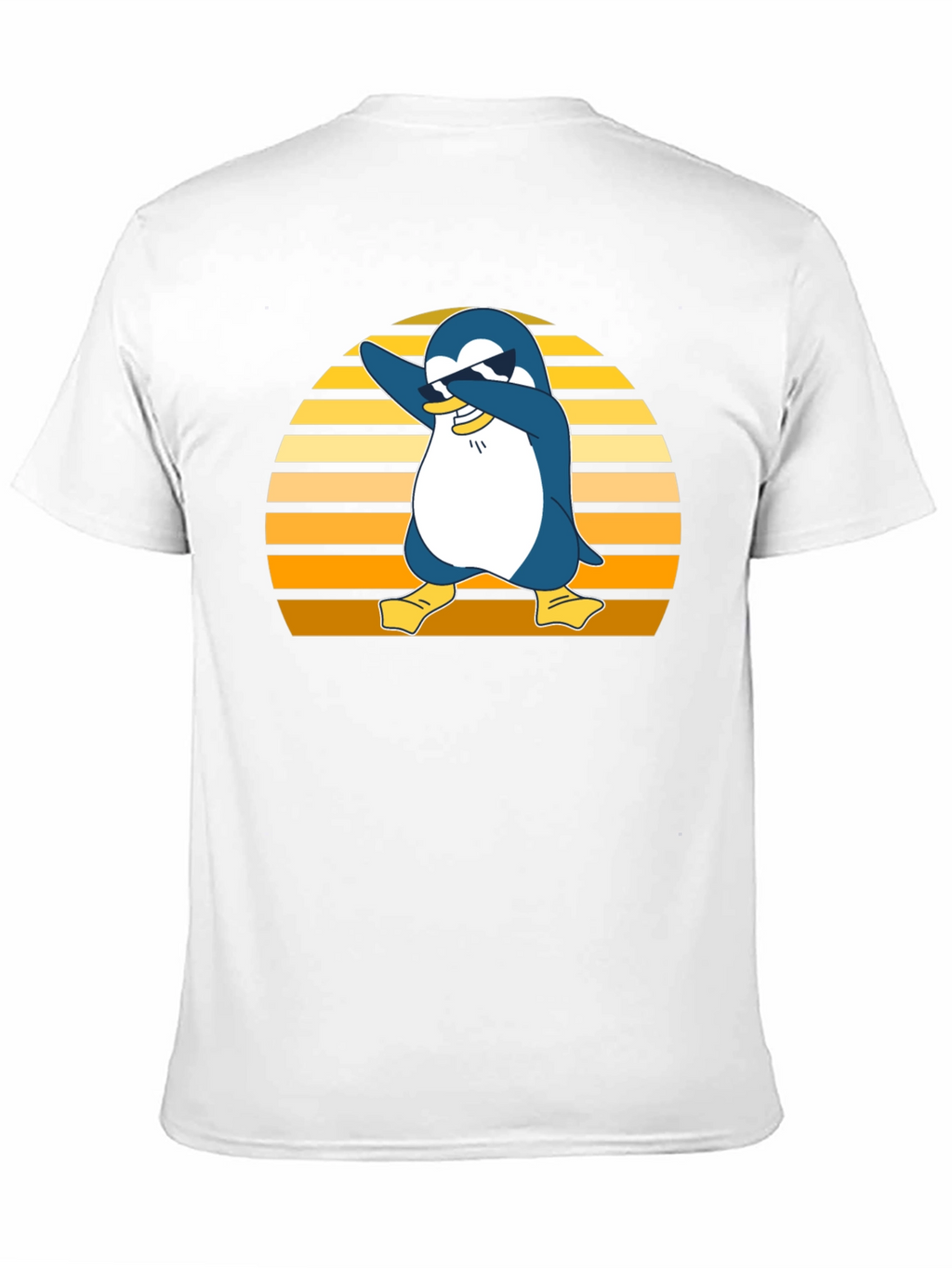 Dabbing Penguin T-Shirt - Cool Retro Style