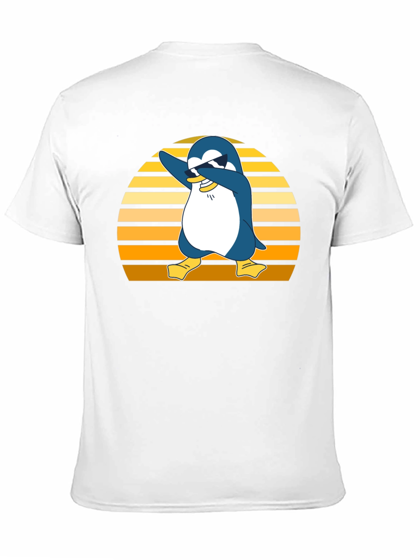Dabbing Penguin T-Shirt - Cool Retro Style