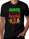 Auntie Mom with Frosting Christmas T-Shirt