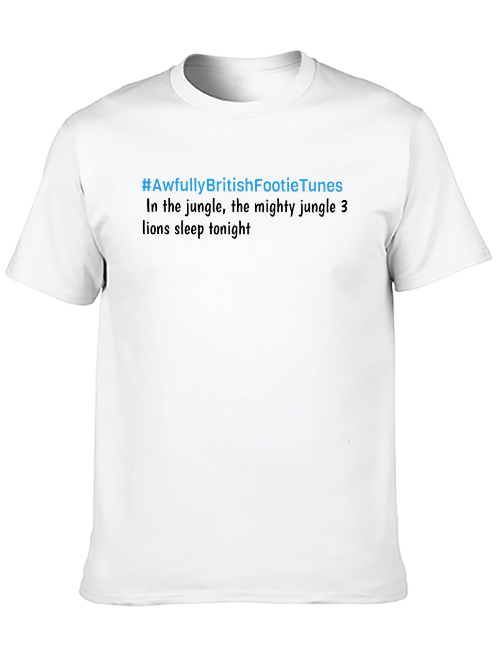 Awfully British Footie Tunes T-Shirt