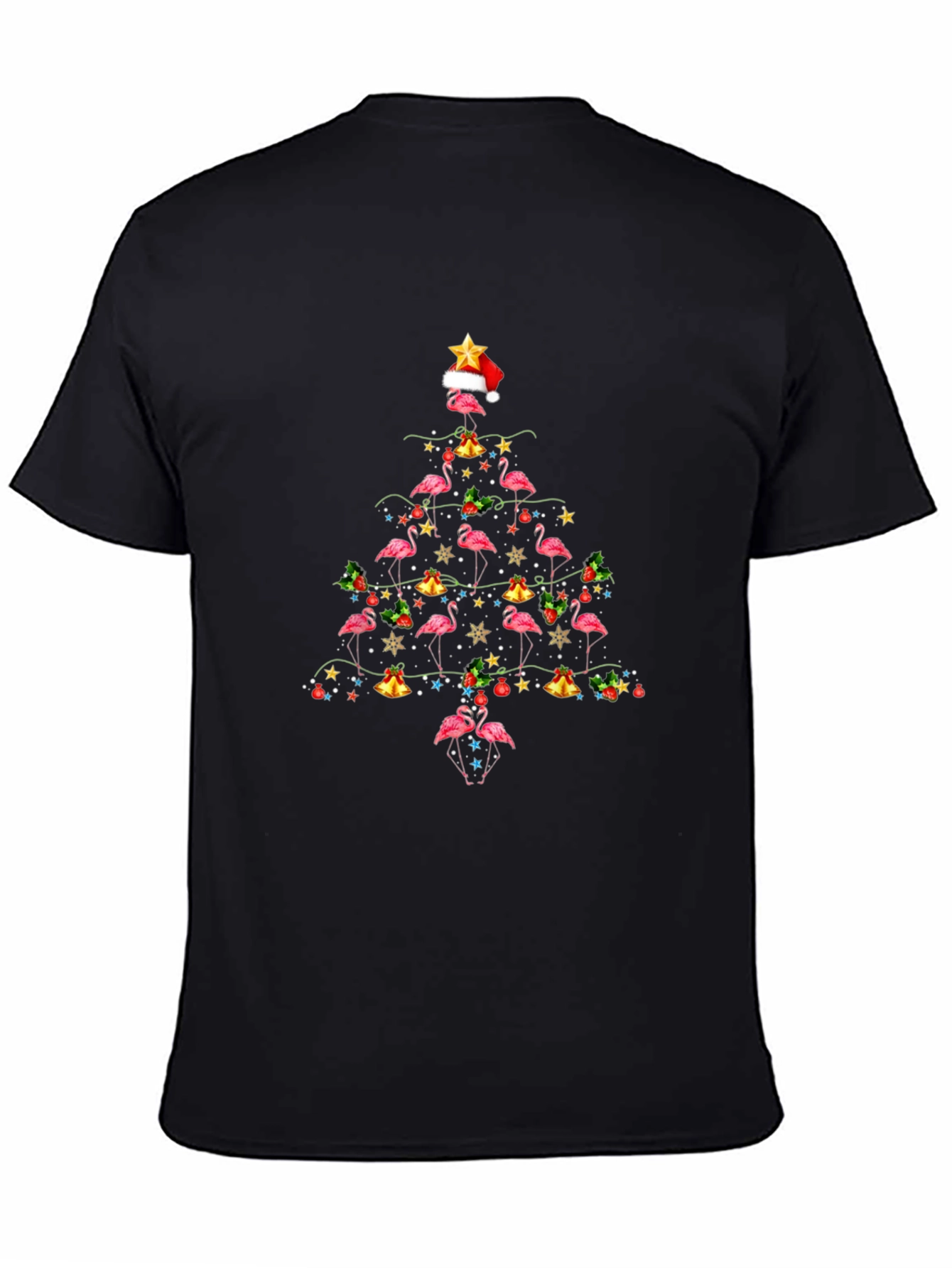 Flamingo Christmas Tree T-Shirt