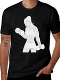 Workout Woman Graphic Tee