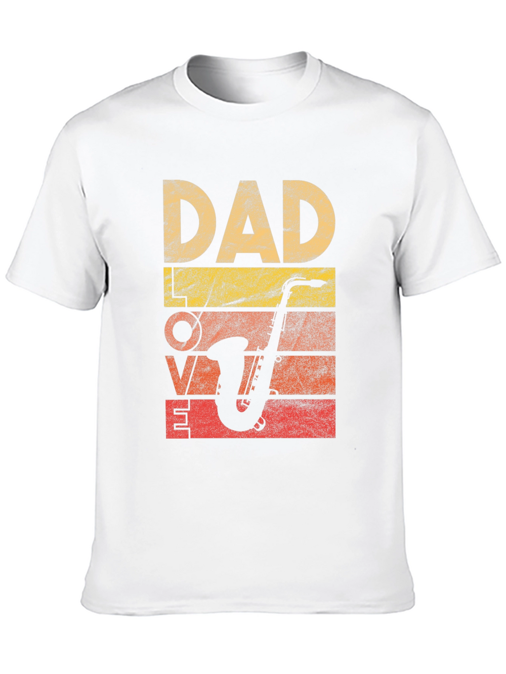 Dad Saxophone Graphic T-Shirt