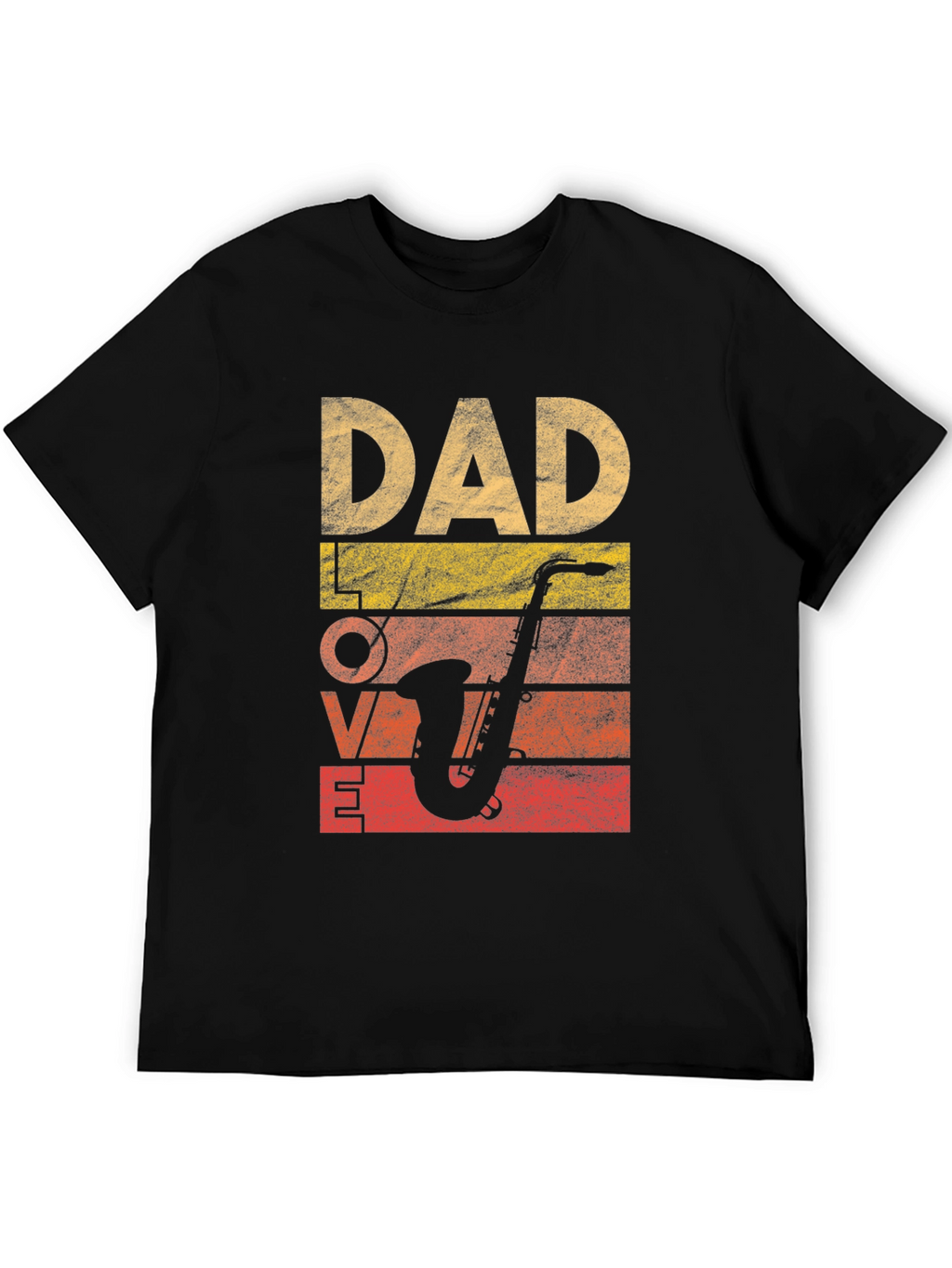 Dad Saxophone Graphic T-Shirt