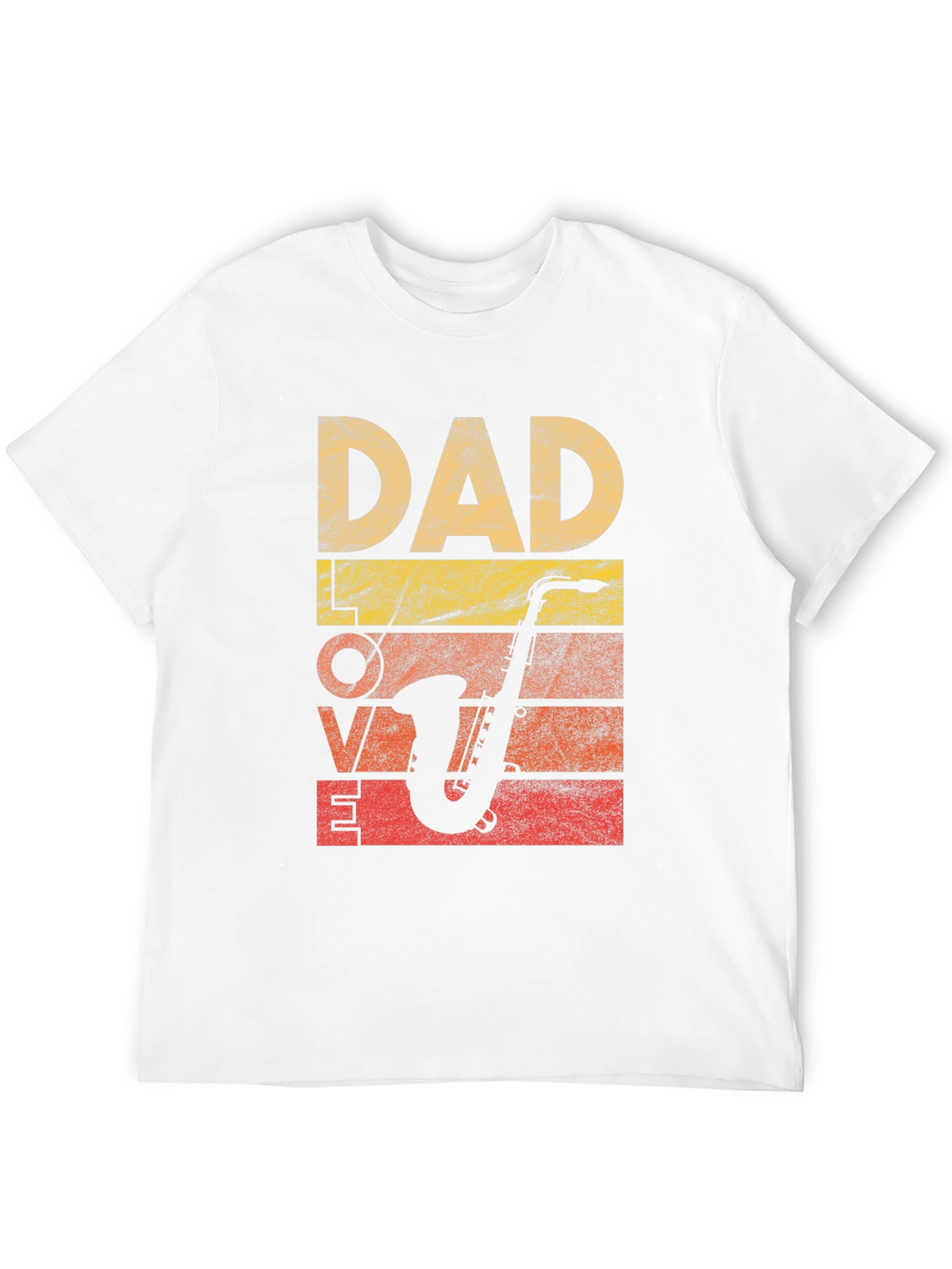 Dad Saxophone Graphic T-Shirt