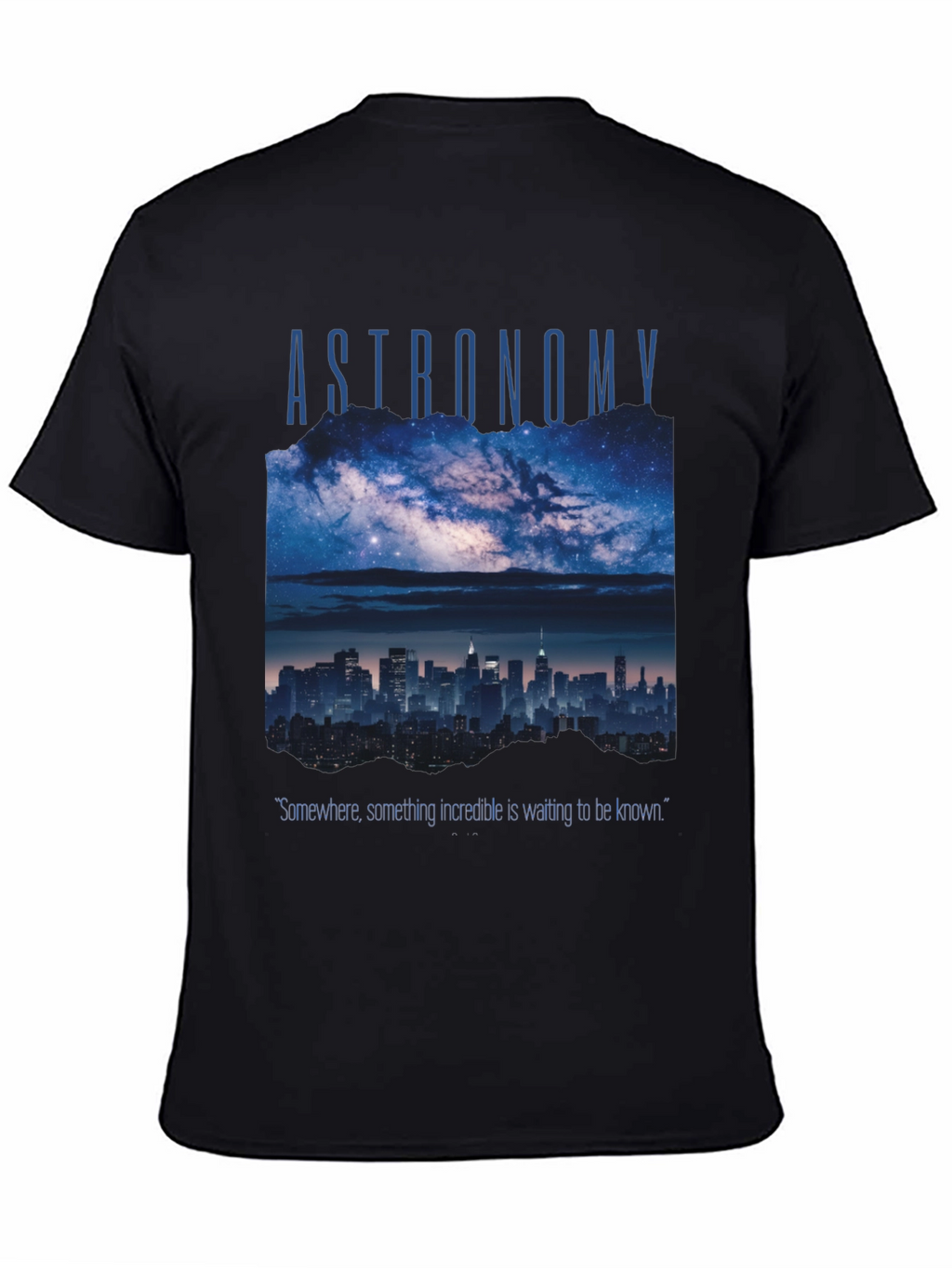 Astronomy Cityscape Graphic T-Shirt