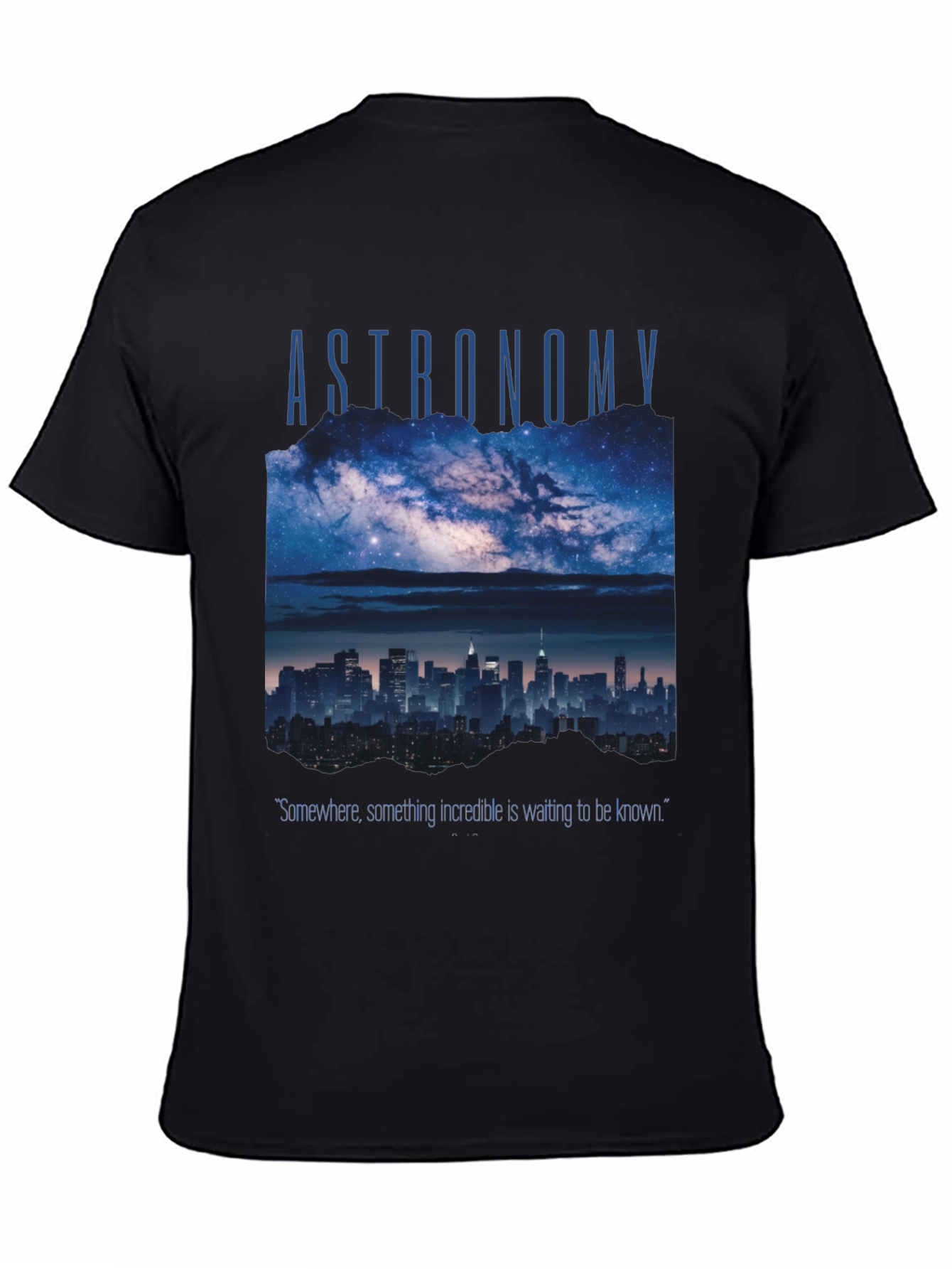 Astronomy Cityscape Graphic T-Shirt